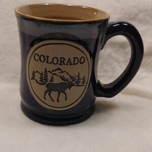 Colorado Coffee Mug with Moose in Habitat